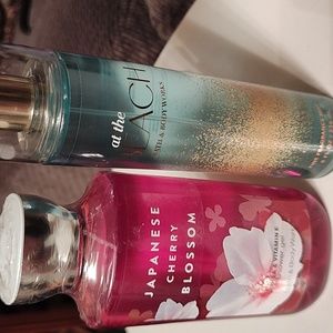 Women's Bath and body Bath gel and  fragrance mist